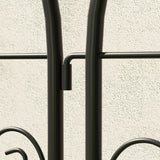 Set of 2 Metal Garden Trellis Panels, 180 x 50 cm, Bird Design