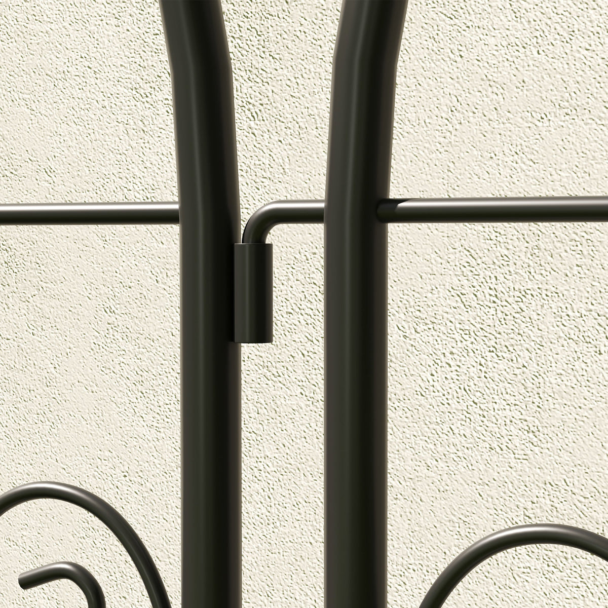 Set of 2 Metal Garden Trellis Panels, 180 x 50 cm, Bird Design