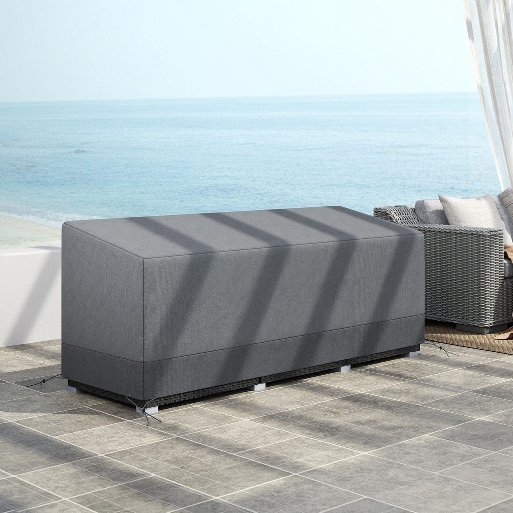 75" x 28.3" x 29.9" Waterproof Patio Sofa Cover, Grey