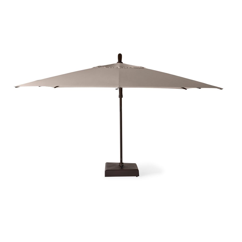 AKZ PLUS 11.5' Square Cantilever Umbrella - Bronze Frame & Taupe Canopy