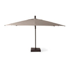 AKZ PLUS 11.5' Square Cantilever Umbrella - Bronze Frame & Taupe Canopy