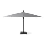 AKZ PLUS 11.5' Square Cantilever Umbrella - Black Frame & Canvas Granite Canopy