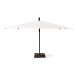 AKZ PLUS 11.5' Square Cantilever Umbrella - Black Frame & Natural Canopy