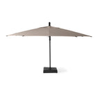 AKZ PLUS 11.5' Square Cantilever Umbrella - Black Frame & Taupe Canopy