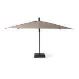 AKZ PLUS 11.5' Square Cantilever Umbrella - Black Frame & Taupe Canopy