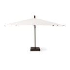 AKZ PLUS 11.5' Square Cantilever Umbrella - Bronze Frame & Natural Canopy