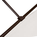 AKZ PLUS 11.5' Square Cantilever Umbrella - Bronze Frame & Natural Canopy