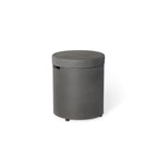 Aspen Round Propane Tank Cover - Carbon