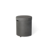 Aspen Round Propane Tank Cover - Carbon
