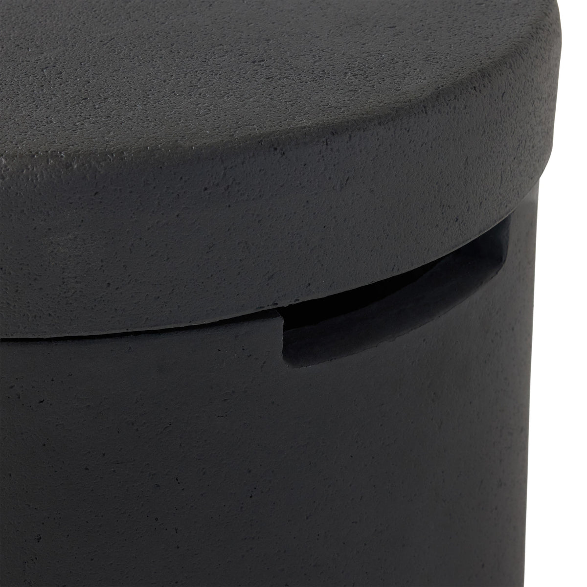 Aspen Round Propane Tank Cover - Carbon