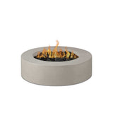 Aspen Round Fire Table - Flint