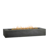 Aspen 72" Rectangular Fire Table - Carbon