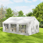 4 x 6 m Gazebo with 4 Removable Sidewalls, White