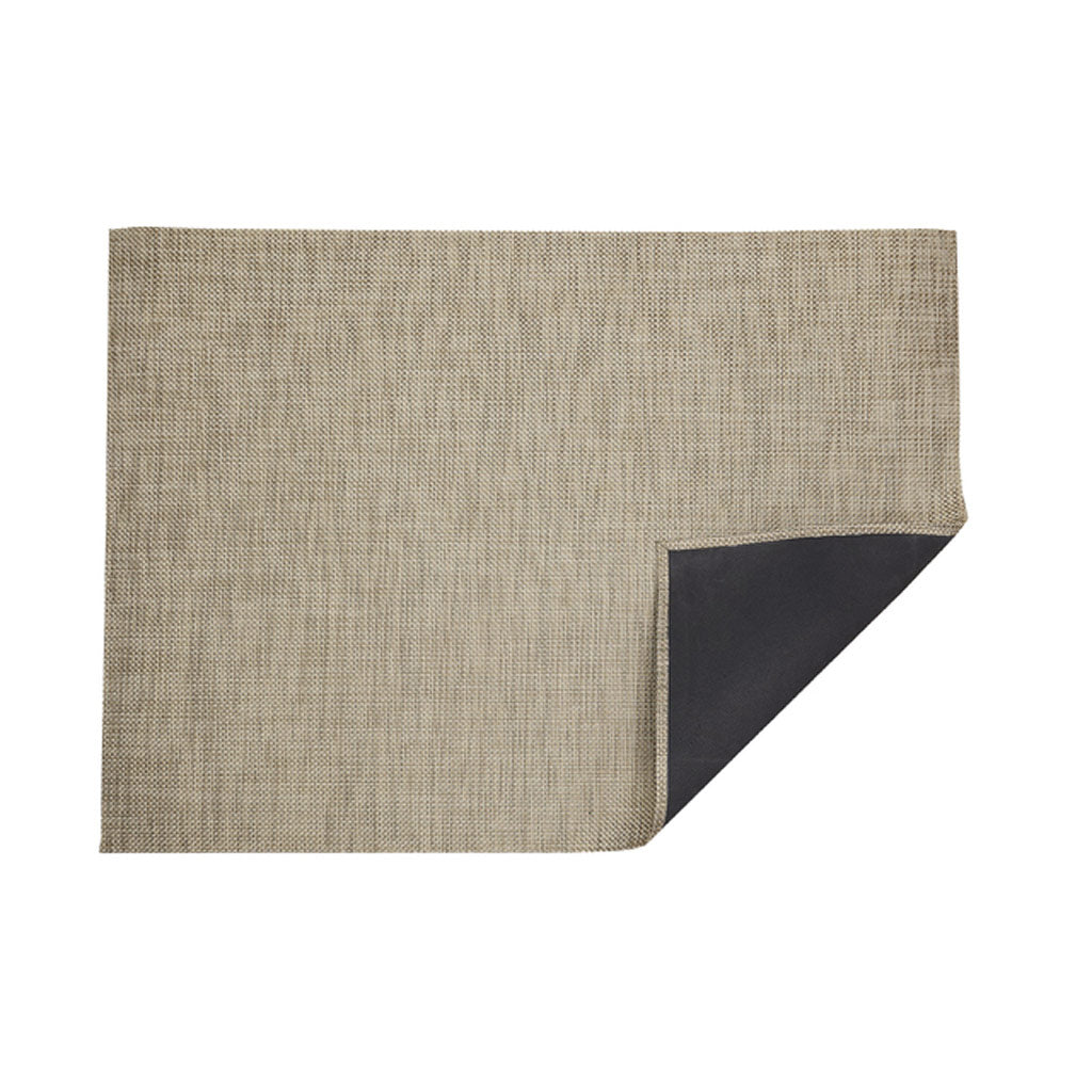 Basketweave Latte Woven Floor Mat - XL