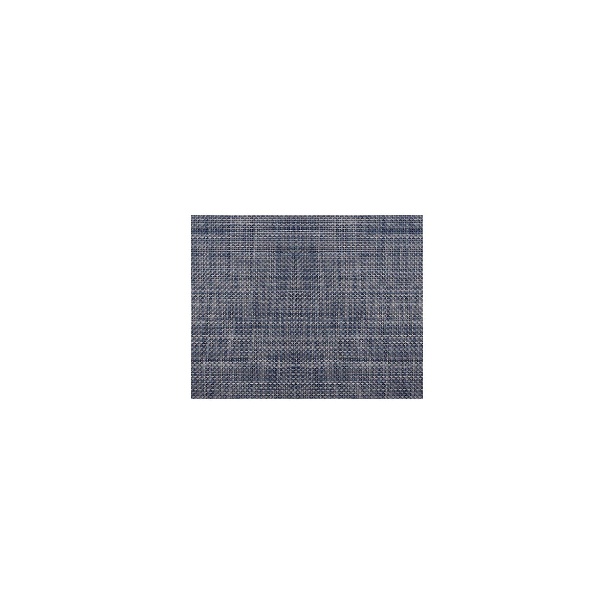 Basketweave Rectangular Placemat in Denim