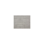 Basketweave Rectangular Placemat in White/Silver