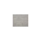 Basketweave Rectangular Placemat in White/Silver
