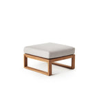 Belvedere Ottoman in Teak