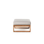 Belvedere Ottoman in Teak