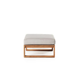 Belvedere Ottoman in Teak
