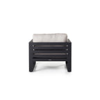 Belvedere Lounge Chair in Charcoal Aluminum