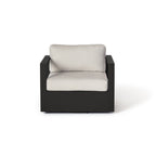 Belvedere Swivel Lounge Chair in Charcoal