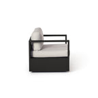 Belvedere Swivel Lounge Chair in Charcoal