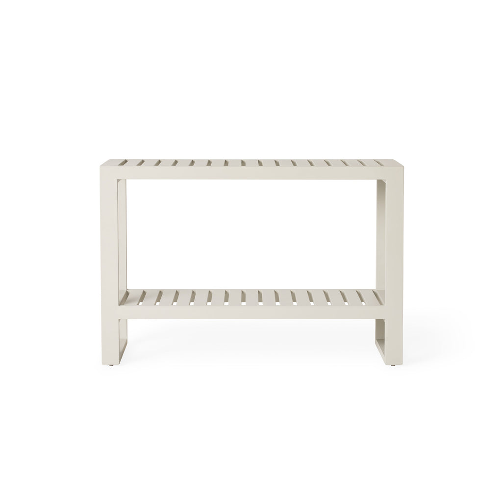 Belvedere Console Table in Dune Aluminum