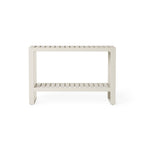 Belvedere Console Table in Dune Aluminum