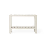 Belvedere Console Table in Dune Aluminum