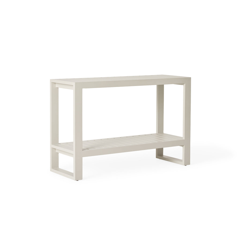 Belvedere Console Table in Dune Aluminum