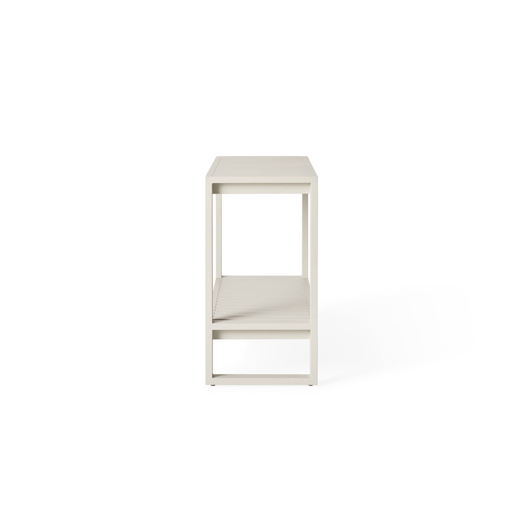 Belvedere Console Table in Dune Aluminum
