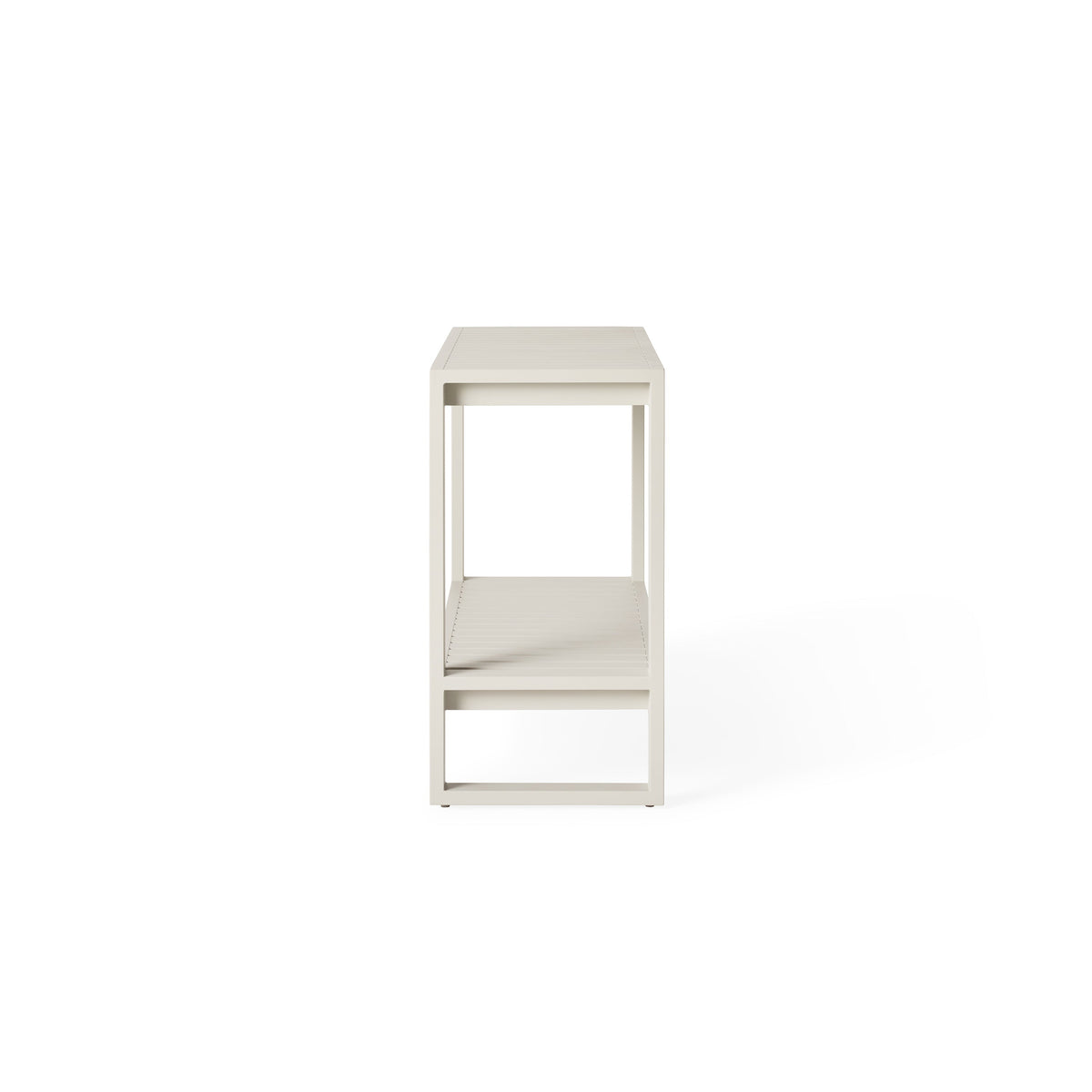 Belvedere Console Table in Dune Aluminum