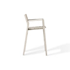 Belvedere Bar Chair in Dune Aluminum