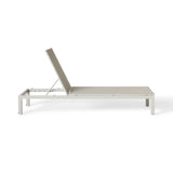Belvedere Chaise in Dune Aluminum & Mesh