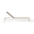 Belvedere Chaise in Dune Aluminum & Mesh