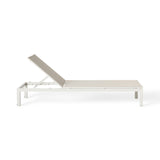 Belvedere Chaise in Dune Aluminum & Mesh