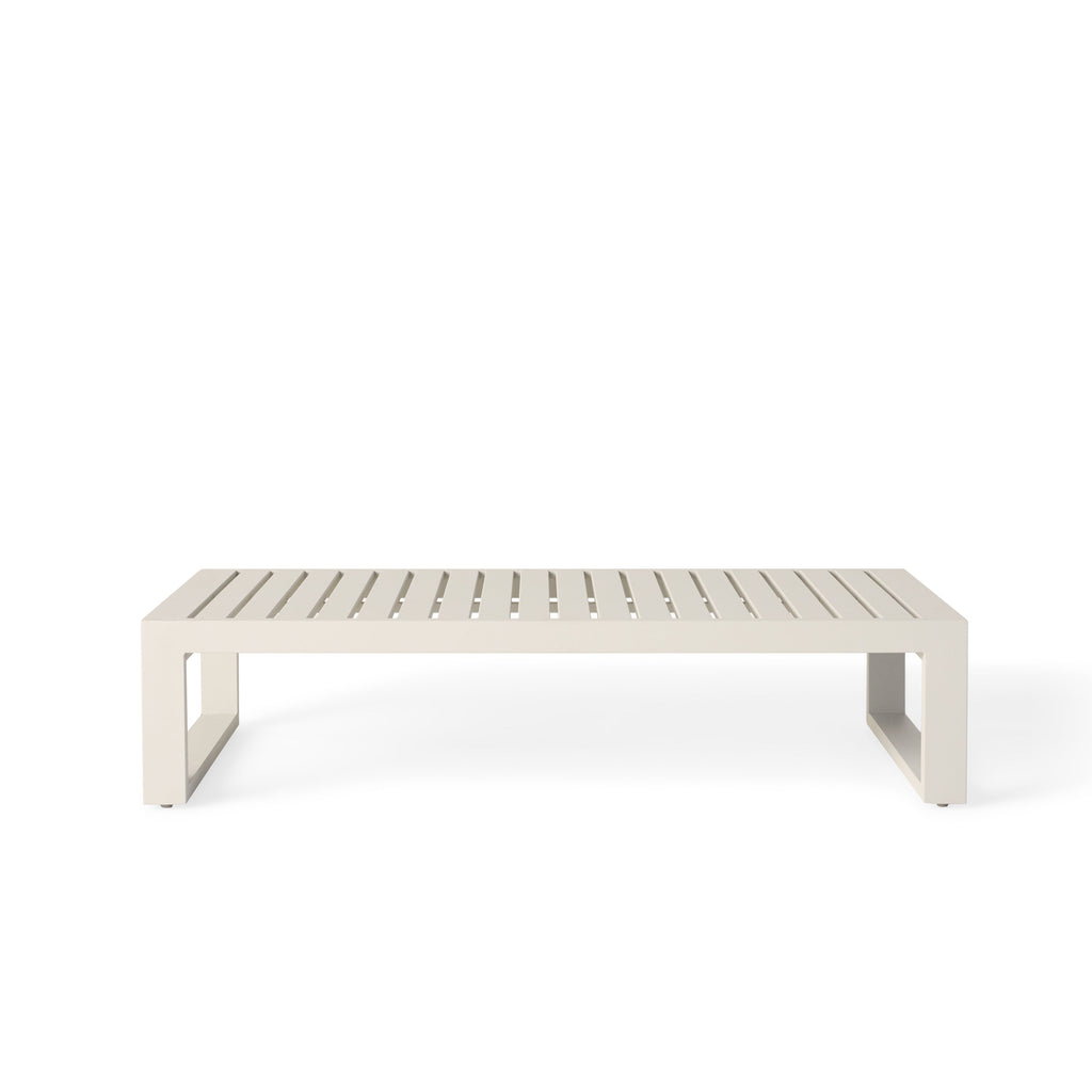 Belvedere Coffee Table in Dune Aluminum