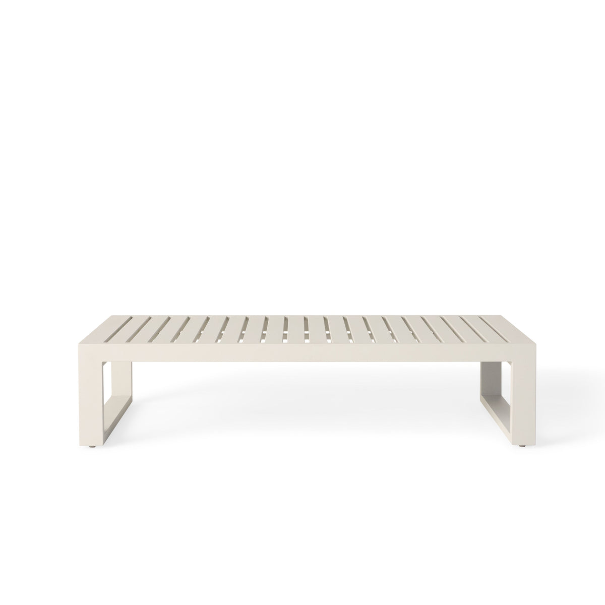 Belvedere Coffee Table in Dune Aluminum