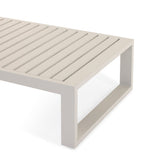 Belvedere Coffee Table in Dune Aluminum
