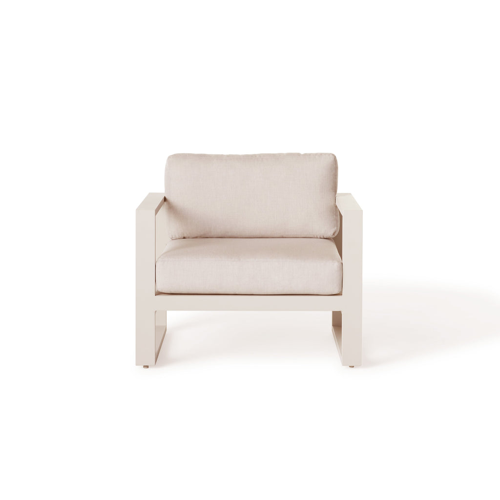Belvedere Lounge Chair in Dune Aluminum