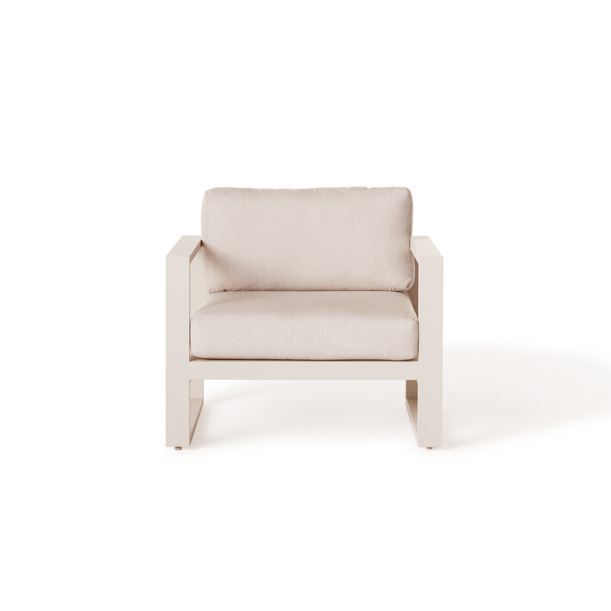 Belvedere Lounge Chair in Dune Aluminum