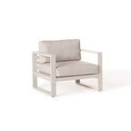 Belvedere Lounge Chair in Dune Aluminum