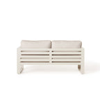 Belvedere Loveseat in Dune Aluminum