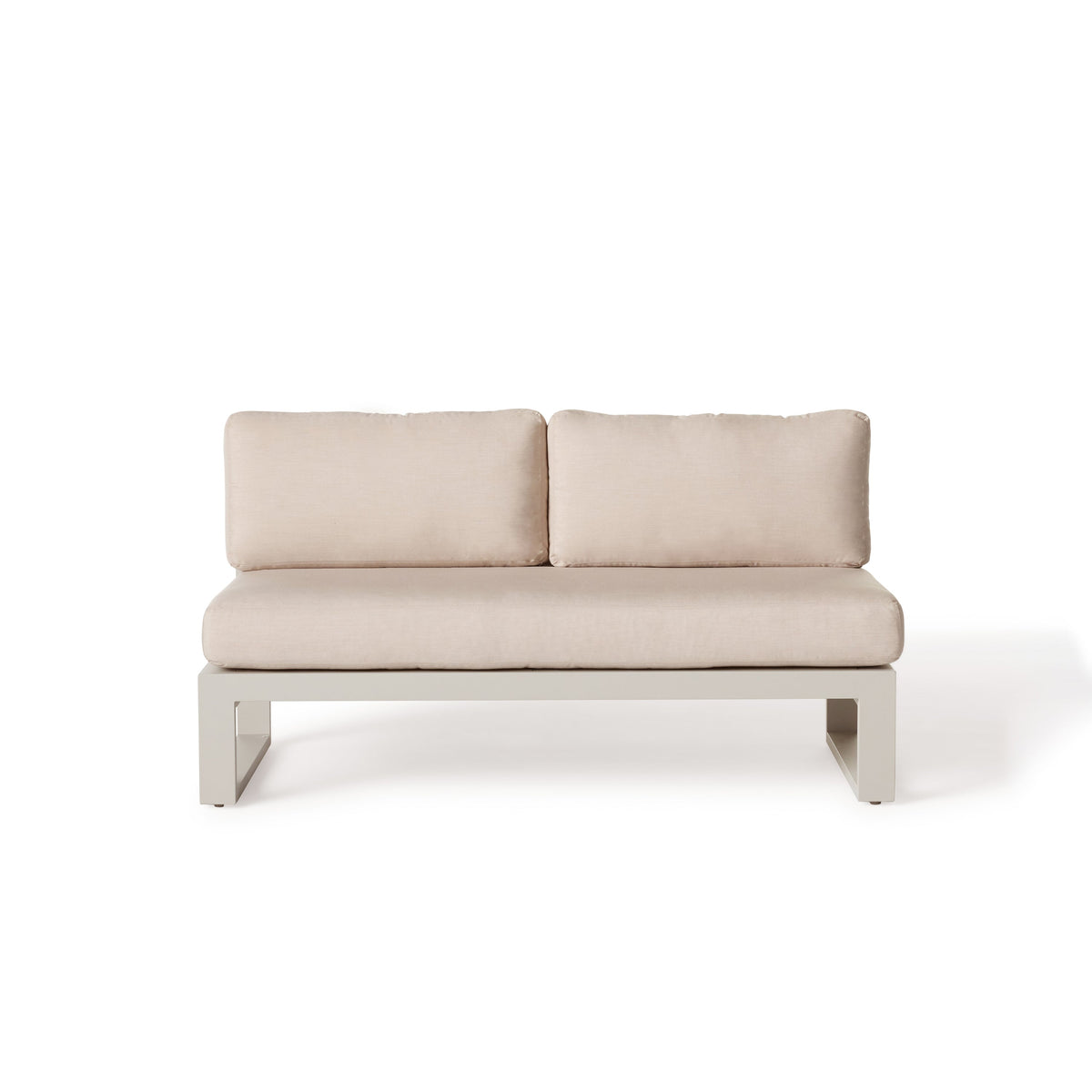 Belvedere Sectional Armless Loveseat in Dune