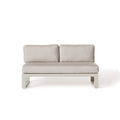 Belvedere Sectional Armless Loveseat in Dune