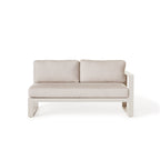 Belvedere Sectional Left Arm in Dune Aluminum