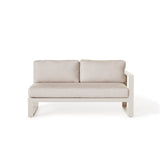 Belvedere Sectional Left Arm in Dune Aluminum
