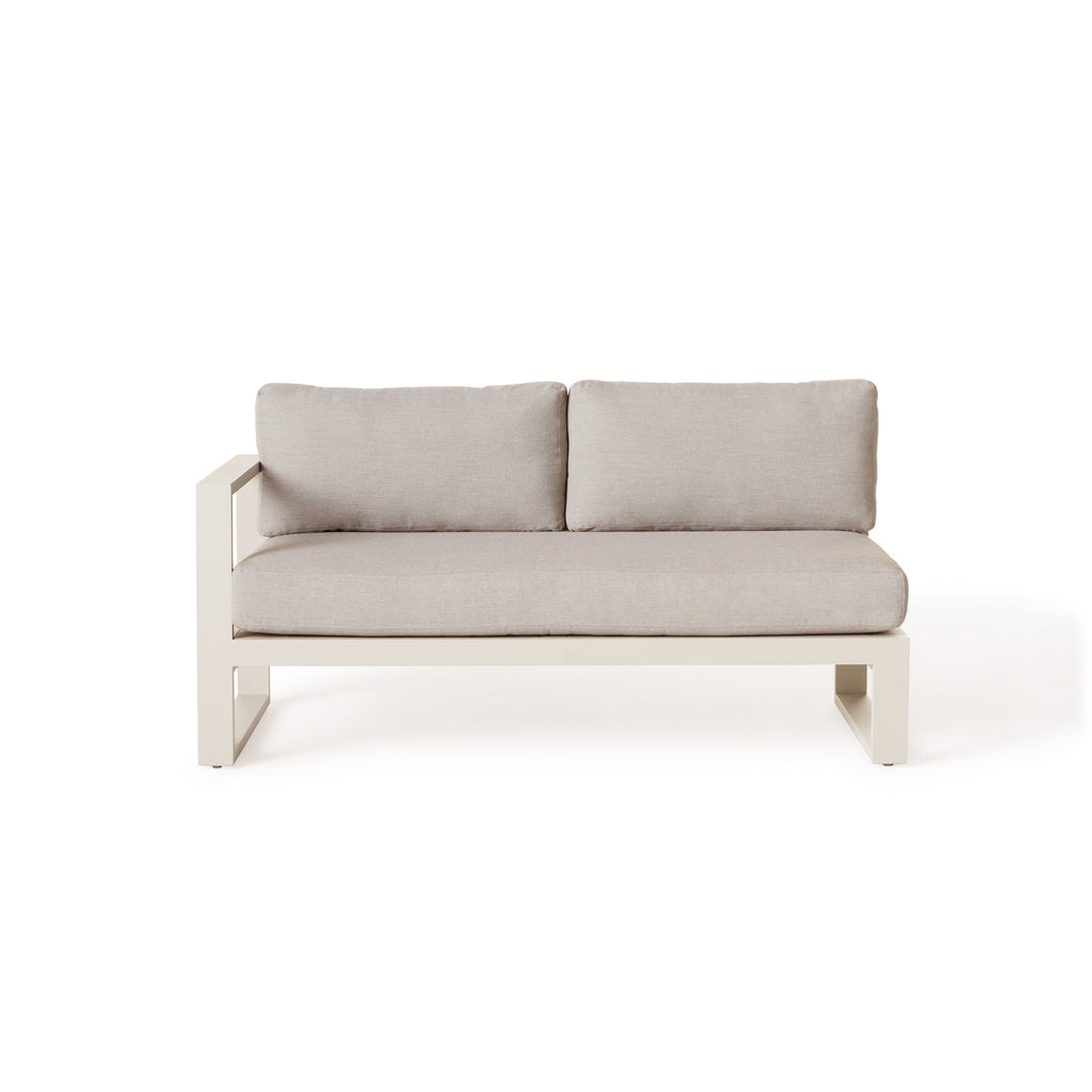 Belvedere Sectional Right Arm in Dune Aluminum