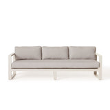 Belvedere Sofa in Dune Aluminum